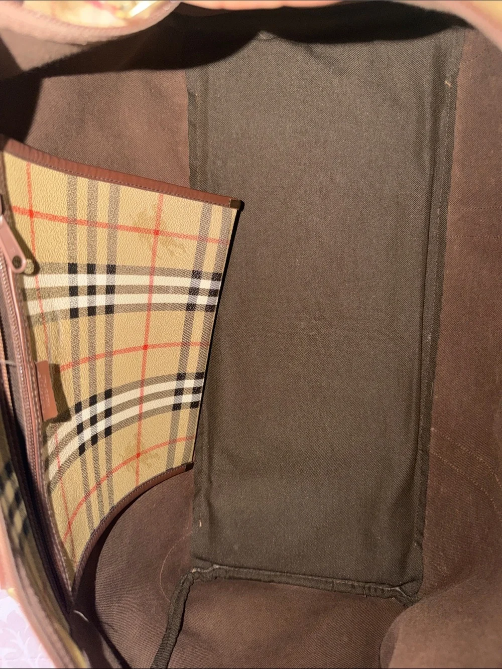 Vintage Burberry leather Travel Bag ( Final Sale).